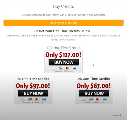 Creaite credit costs