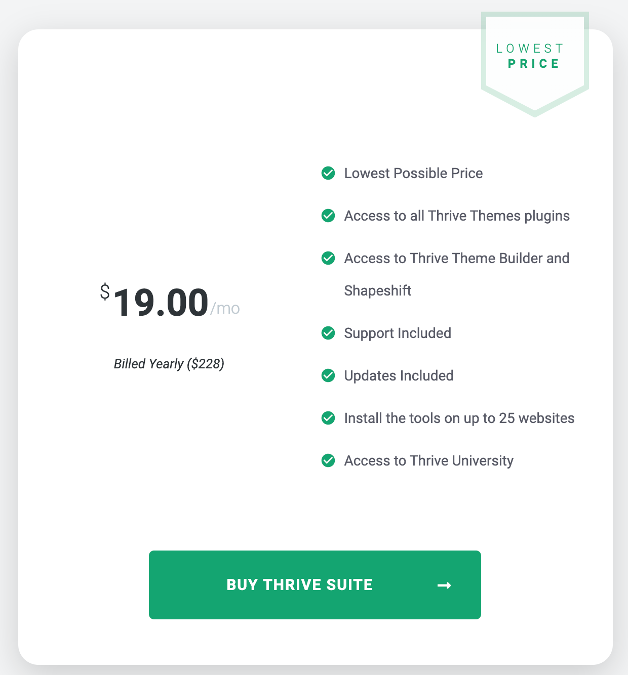 Thrive Themes Pricing